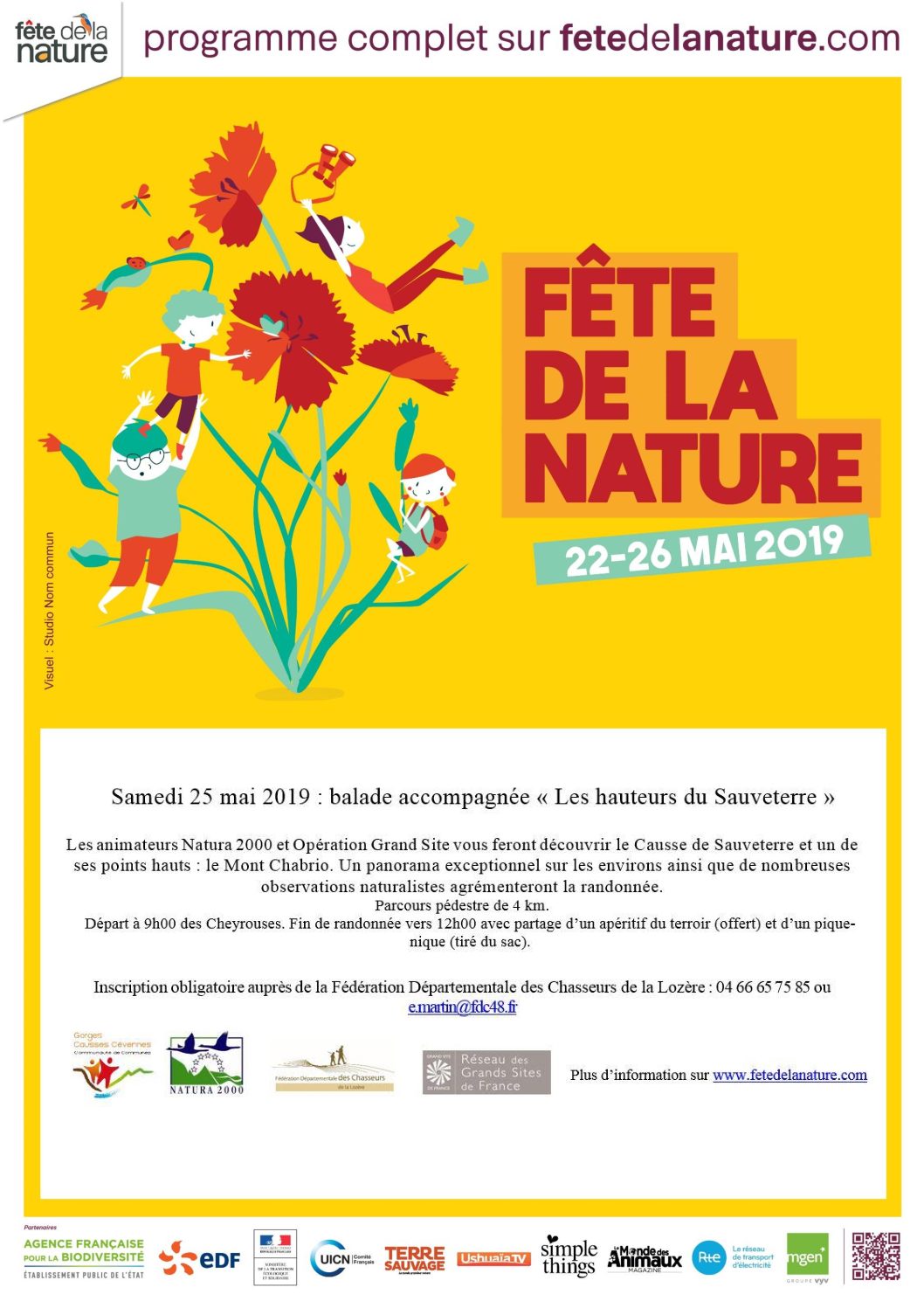 Le 25 mai sur le Sauveterre, la Nature se fête en Mouvement(s) !